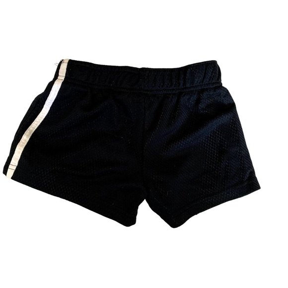 Basic Edition Girls Size Medium 7 8 Black Pullover Waist Elastic Shorts - Picture 2 of 2